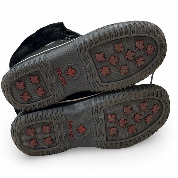 PAJAR Galat Waterproof Insulated Black Leather Winter Boot - Picture 9 of 14